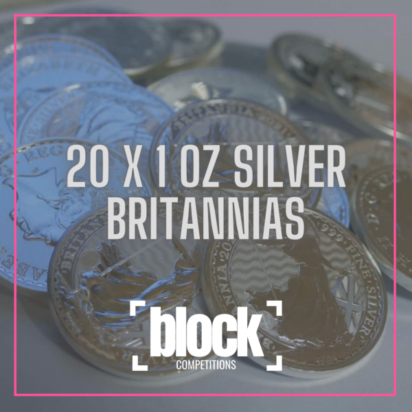 Block Images (9) 20x 1oz Silver Britannia's